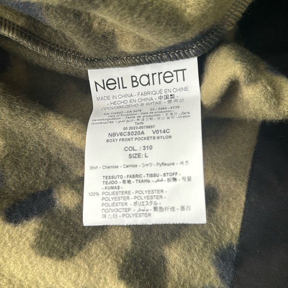 Neil Barrett Fleece camouflage set - Picture 4 of 5